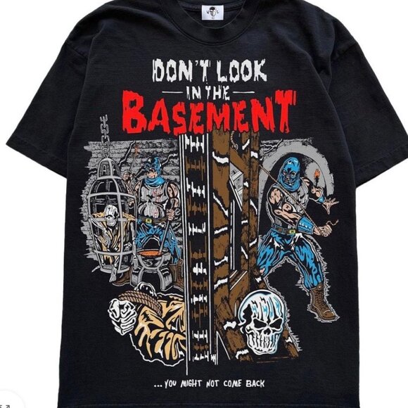 Warren Lotas - Don't look in the basement Remix-FD BLK Size M-XL